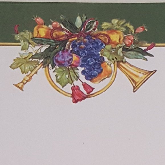 Holiday Stationary French Horn Design *AS IS* (Share Your Holiday Recipes!) - Picture 2 of 8